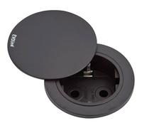 EVOline 159280004100 Bloc multiprise encastrable 1 Prise Noir
