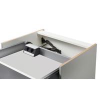 Evoline Aile 2, Aufbausteckdosenelement, Avec Prises Schuko, Argent