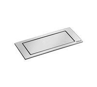 EVOline BackFlip, 2 prises Schuko, 1 chargeur USB-C, acier inoxydable