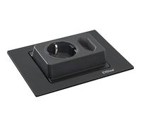 EVOline Spin Prise Schuko Noir mat