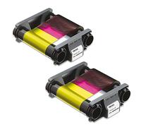 Evolis Badgy CBGR0100C Lot de 2 Rubans colorés pour Badgy100 et Badgy200