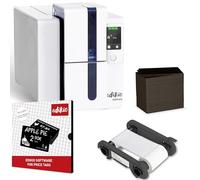 Evolis Edikio Duplex, Beidseitig, 12 Punkte/mm (300dpi), Usb, Ethernet, Kit (usb) Kartendrucker, Beidseitiger Kartendruck, Thermotransfer (farbsublim