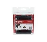 EVOLIS - Pack consommables Badgy 100 et 200 : 100 cartes de 0,76mm + 1 ruban 100 impression couleur YMCKO