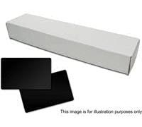 Evolis - Carte vierge PVC-U noire mate 76 mm, pour imprimantes Evolis High Trust®, paquet de 500 cartes