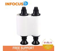 Evolis R2015 Monochrome - Blanc Ruban 1000 Impressions pour Pebble & Dualys