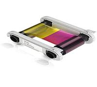 Evolis Ruban d'impression R5F002EAA Noir/Cyan/Rouge/Jaune – Compatible Zenius Primacy