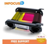 Evolis R5F002EAA Ymcko Encre Couleur Ruban 200 Imprimé pour Primacy & Zenius D