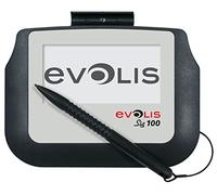 Evolis Sig100, 4, Signature Pad Touch Screen, USB 2.0, 534-130 (Touch Screen, USB 2.0 w/Backlight, 160x120x10mm, 320x160 Pixels)