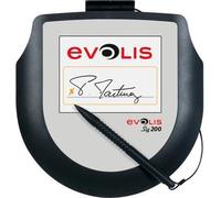 Evolis Sig200, 12,7cm (5") Signature-Pad, 12,7cm (5"), Auflösung : 640x480 Pixel, Ecran tactile, couleur, Anschluß : USB (2.0), Taille (BxHxT) : 191x180x15mm, 0,36kg (ST-CE1075-2-UEVL)