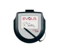 Evolis Sig200 Bundle - Tablette Signature 5" TFT 640x480 Touchscreen Resistive 100x75mm, Stylo Sans Fil et Sans Batterie, Alimentation USB, Noir/Blanc