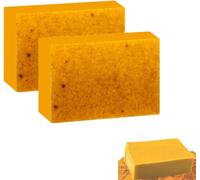 Evoloire Turmeric Brightening Soap, Natural Turmeric Dark Spot Remover Soap,Natural Turmeric Soap Bar For Face & Body,All Skin Types (2 pcs)