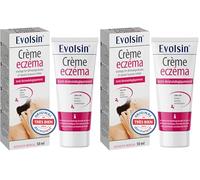 Evolsin crème pour eczéma et neurodermite - soulage les démangeaisons et les irritations cutanées - formule sans cortisone - 50 ml - testé dermatologiquement (Lot de 2)