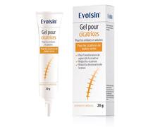 Evolsin - Gel cicatrice pour enfants & adultes - creme cicatrisante réduit la visibilité des cicatrices & diminue la tension des tissus & les démangeaisons - Scar gel tous types de cicatrices 20 g