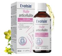 Evolsin huile anti Cellulite - formule à base d’ingrédients naturels pour lisser et nourrir la peau - 100 ml - Alternative à la crème anti cellulite