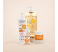 EVOLUDER - Routine Visage et Corps Vitamine C - Sérum - Crème Visage - Lait Corps - Gel Douche - Ingrédients d'Origine Naturelle