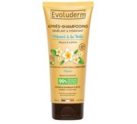 EVOLUDERM - Après-Shampoing Démêlant & Hydratant Monoï à la Folie - 200 ml - 99% d'Origine Naturelle - Végan - Fabrication Française