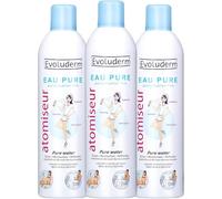 EVOLUDERM - Atomiseur Eau Pure - Origine Naturelle - Végan - Fabrication Française (3 x 400 ml)
