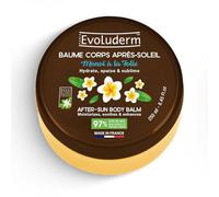 EVOLUDERM - Baume Corps Après Soleil Monoï à la Folie - 250 ml - 97% d’Origine Naturelle - Vegan - Fabrication Française