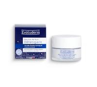 EVOLUDERM - Baume de Nuit Défatigant Antioxydant & Repulpant - 50 ml - 92% d'Origine Naturelle - Végan - Fabrication Française