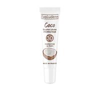 EVOLUDERM - Baume Lèvres Protecteur SPF 30 Coco - 15ml - Ingrédients d'Origine Naturelle
