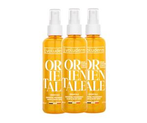 EVOLUDERM - Brume Parfumée Orientale - 200ml - 97% d'Ingrédients d'Origine Naturelle - Végan - Fabrication Française Lot de 3 x 200ml