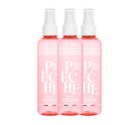 EVOLUDERM - Brume Parfumée Pêche - 200ml - 96% d'Ingrédients d'Origine Naturelle - Végan - Fabrication Française- Lot de 3 x 200ml