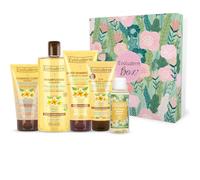EVOLUDERM - Coffret Cadeau Bain Femme - Soins Corps & Cheveux au Monoï de Tahiti - 5 Produits - Végan - Box Jungle - Idée Cadeau - Coffret Cadeau Noël - Anniversaire - Fête des Mères