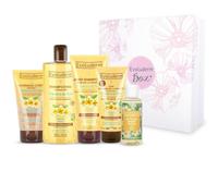 EVOLUDERM - Coffret Cadeau Bain Femme - Soins Corps & Cheveux Monoï de Tahiti - 5 Produits - Végan - Box FLOWER - Idée Cadeau - Coffret Cadeau Noël - Anniversaire - Fête des Mères