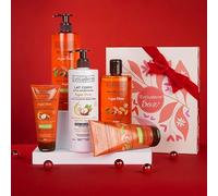 EVOLUDERM - Coffret Cadeau Corps & Cheveux Argan - 5 produits - Origine Naturelle - Végan - Made in France - Idée Cadeau - Idéal cadeau Noël, Anniversaire, Fête des Mères (Eternelle)