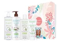 EVOLUDERM - Coffret Cadeau Corps & Cheveux - Coco - 5 Produits - Ingrédients d'Origine Naturelle - Végan - Idéal Cadeau Noël - Anniversaire - Fête des Mères (Harmonie)