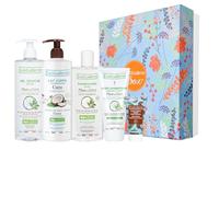 EVOLUDERM - Coffret Cadeau Corps & Cheveux - Coco - 5 Produits - Ingrédients d'Origine Naturelle - Végan - Idéal Cadeau Noël - Anniversaire - Fête des Mères (Spring)