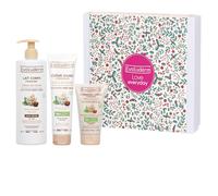 EVOLUDERM - Coffret Cadeau Délice de Karité Corps - 3 produits - Ingrédients d’Origine Naturelle - Végan - Fabrication Française (Cocooning)