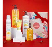EVOLUDERM - Coffret Cadeau Femme Corps au Monoï de Tahiti - 5 produits - Box L - Origine Naturelle - Idéal cadeau Noël, Anniversaire, Fête des Mères (Harmonie)