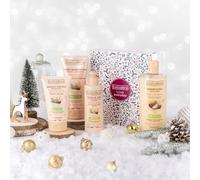 EVOLUDERM - Coffret cadeau Femme - Soins Cheveux Beurre de Karité - 4 produits - Idée Cadeau - Coffret cadeau Noël-Coffret Anniversaire - Fête des Mères - Fabrication Française (Cocooning)