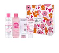 EVOLUDERM - Coffret Cadeau Femme - Soins Visage - Peaux Sensibles - 4 Produits - Box Roséa - Idéal cadeau de Noël - Anniversaire - Fête des Mères - Végan - Fabrication Française