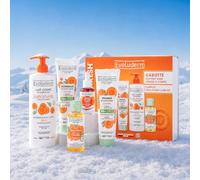 EVOLUDERM - Coffret Cadeau Soin Visage & Corps Carotte - 5 produits - Ingrédients d’Origine Naturelle - Végan - Fabrication Française - (Fourreau)
