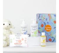 EVOLUDERM - Coffret Cadeau Tendresse Bébé - 4 produits - Ingrédients d’Origine Naturelle - Végan - Made in France* - Box Spring - Idée Cadeau - Idéal cadeau de Noël, Anniversaire