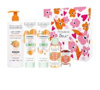 EVOLUDERM - Coffret Cadeau Visage & Corps 100% Carotte - 5 produits - Ingrédients d’Origine Naturelle - Végan - Fabrication Française - (Rosèa)
