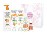 EVOLUDERM - Coffret cadeau - Visage & Corps 100% Carotte - Box Flower - Idéal cadeau Noël, Anniversaire, Fête des Mères