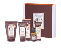 EVOLUDERM - Coffret - Trousse Soin Visage Homme - 3 produits - Ingrédients d'Origine Naturelle - Végan - Idées Cadeaux Homme, Noël, Fête des Pères, Anniversaire, Saint Valentin