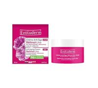 EVOLUDERM - Crème Anti-Âge Jour Rétinol-Like - 50ml - 96% d'Ingrédients d'Origine Naturelle