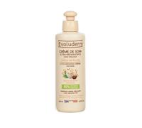 EVOLUDERM - Crème de Soin Ultra-Réparatrice Délice de Karité - 200ml - 97% d'Ingrédients d'Origine Naturelle - Végan