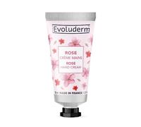 EVOLUDERM - Crème Mains Rose - 30 ml - 97% d’Origine Naturelle - Végan - Fabrication Française