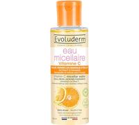 EVOLUDERM - Eau Micellaire Démaquillante Vitamine C - 100 ml - 96% d’Origine Naturelle - Végan - Fabrication Française