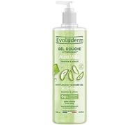 EVOLUDERM - Gel Douche Aloe Vera Hydratant - 500 ml - 96% d'Origine Naturelle - Végan - Fabrication Française