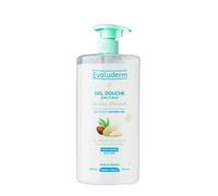 EVOLUDERM - Gel Douche Onctueux Douceur d'Amande - 1000 ml - 95% d’Origine Naturelle - Végan - Fabrication Française