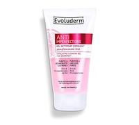EVOLUDERM - Gel Nettoyant Exfoliant Anti-Imperfections - 150 ml - 93% d'Origine Naturelle - Végan - Fabrication Française