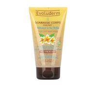 EVOLUDERM - Gommage Corps Exfoliant Doux Parfum Monoï Exotique, Peau Lisse et Sublimée, 150 mL - Lot De 3
