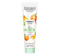 EVOLUDERM - Gommage Velours Pêche - 150 ml - 96% d’Origine Naturelle - Végan - Fabrication Française