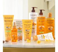 EVOLUDERM - Idée Cadeau - Routine Corps & Cheveux Huile Précieuse - 7 produits - Ingrédients d’Origine Naturelle - Végan - Fabrication Française